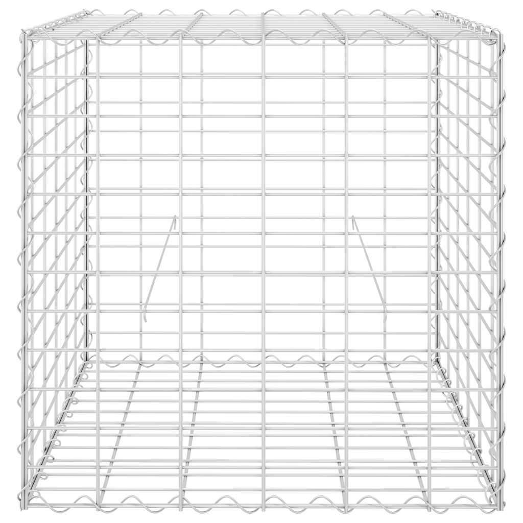 Gabion høybed kubeformet ståltråd 60x60x60 cm