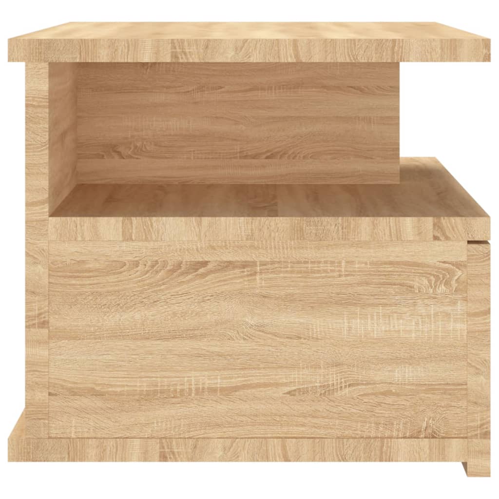 Flytende nattbord sonoma eik 40x31x27 cm konstruert tre