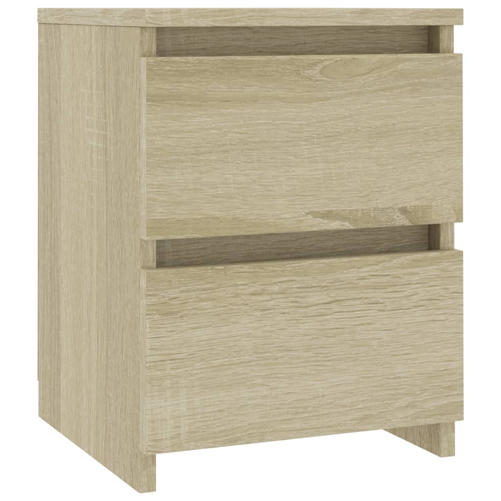 Nattbord sonoma eik 30x30x40 cm konstruert tre