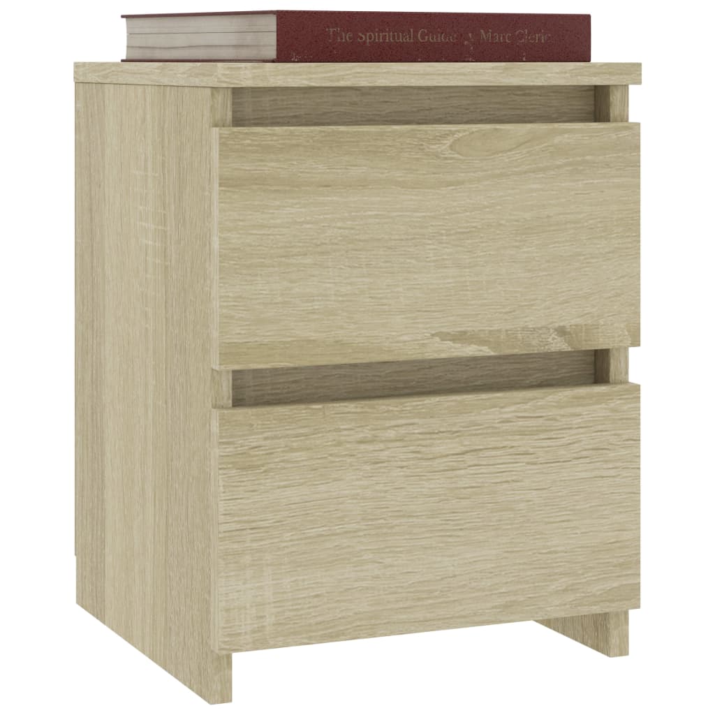 Nattbord sonoma eik 30x30x40 cm konstruert tre