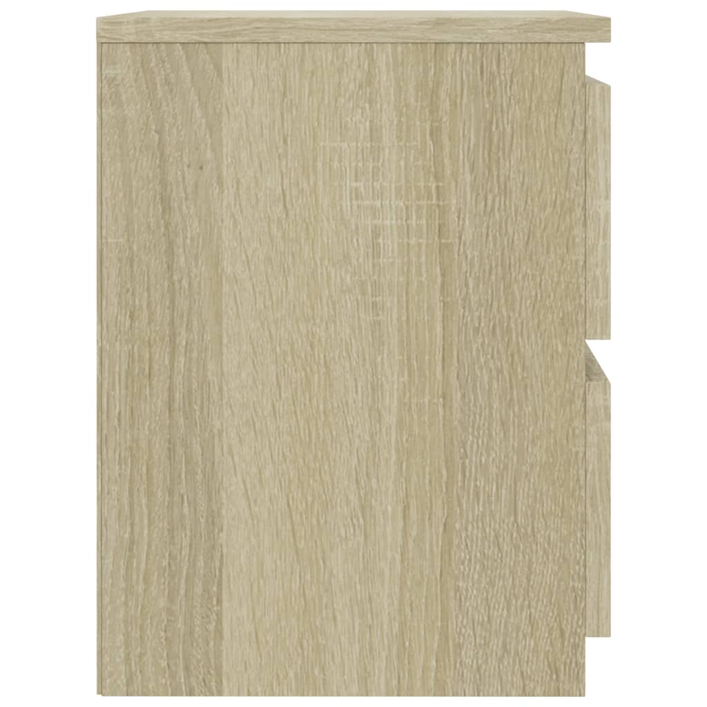 Nattbord sonoma eik 30x30x40 cm konstruert tre