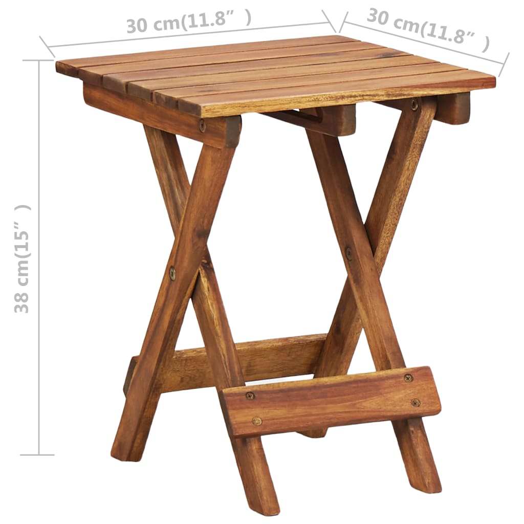 Plantestativ 30x30x38 cm heltre akasie