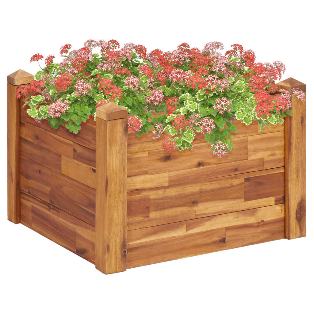 Høybed 60x60x44 cm heltre akasie