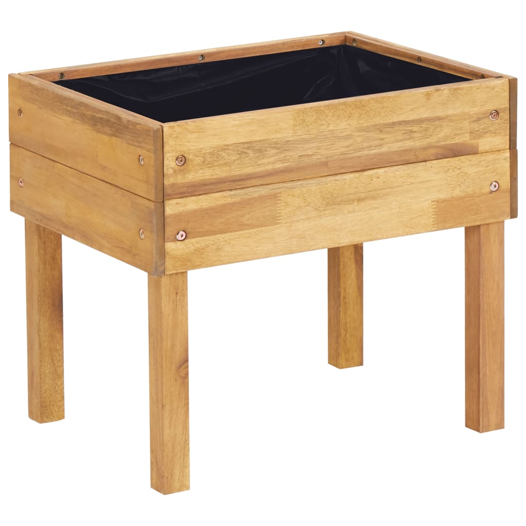 Hevet plantekasse 50x40x45 cm heltre akasie