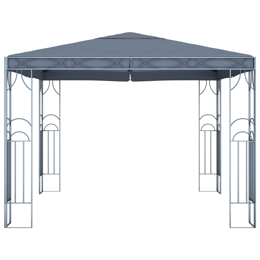 Paviljong 300x300 cm antrasitt