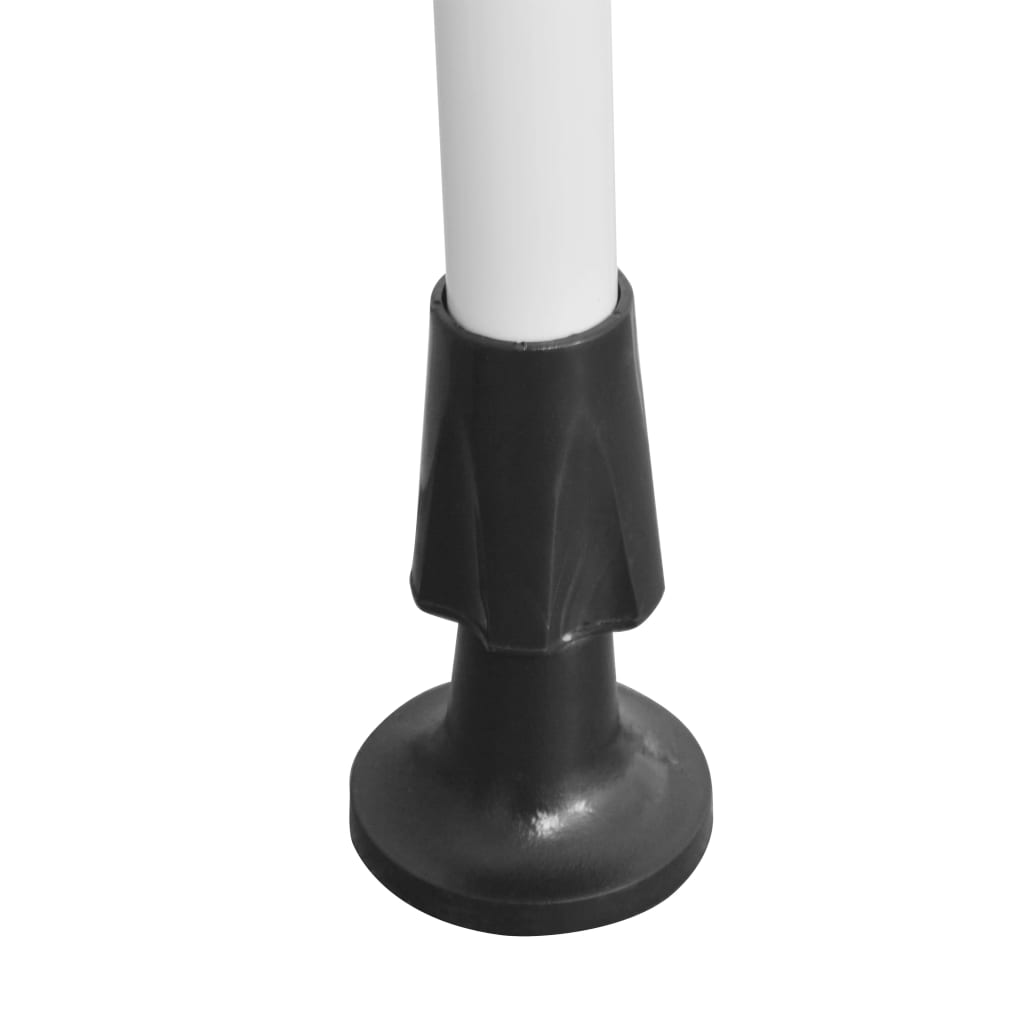 Manuell uttrekkbar markise 100 cm oransje og hvite striper