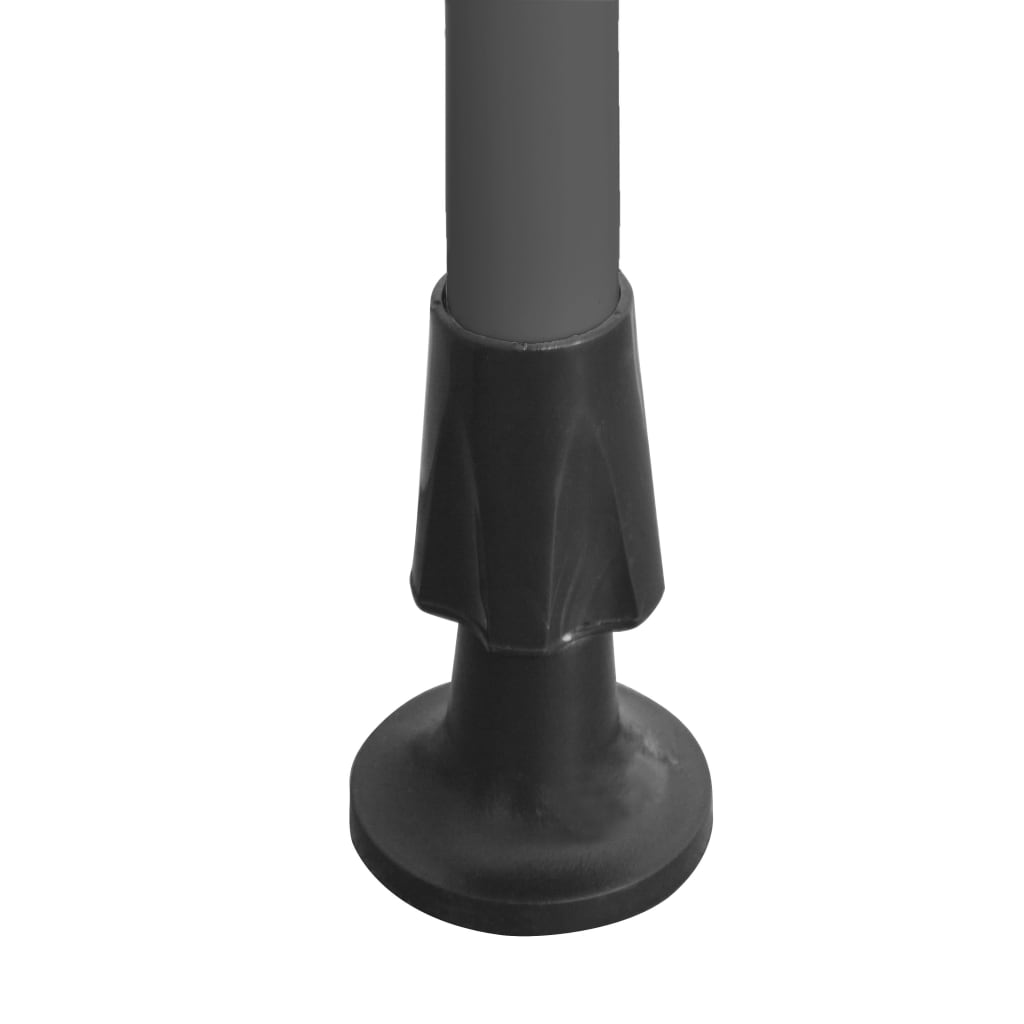 Manuell uttrekkbar markise med LED 150 cm oransje og brun