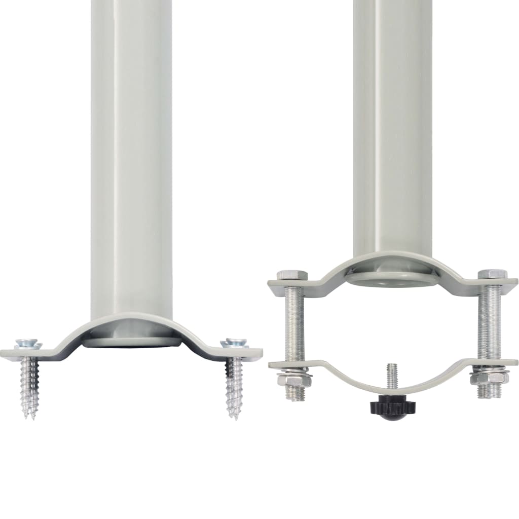 Uttrekkbar sidemarkise 100x300 cm rød