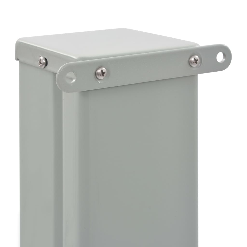 Uttrekkbar sidemarkise 100x300 cm rød