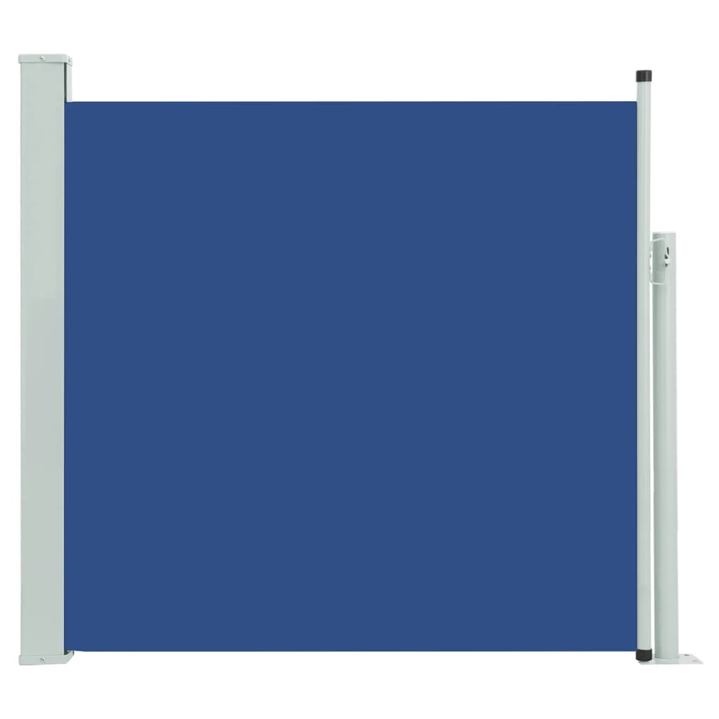 Uttrekkbar sidemarkise 170x300 cm blå