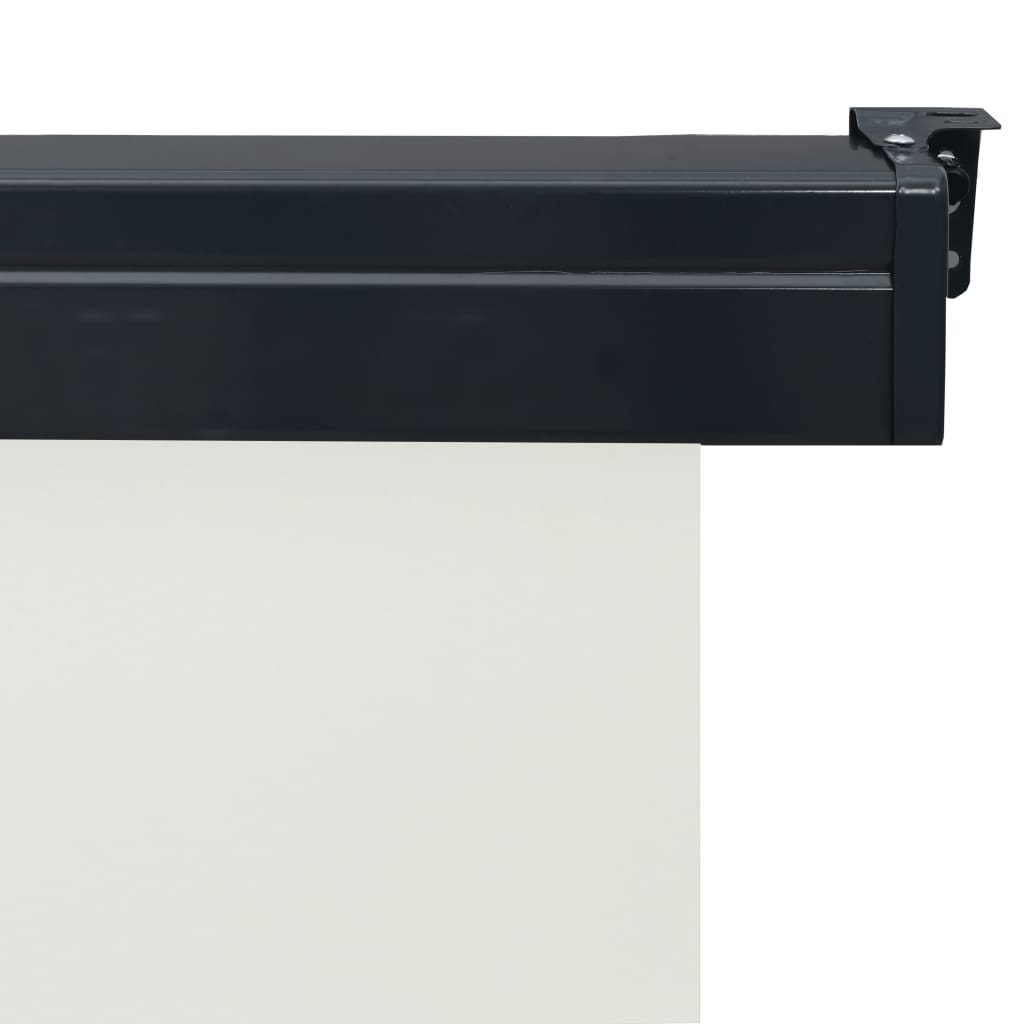 Sidemarkise for balkong 80x250 cm kremhvit