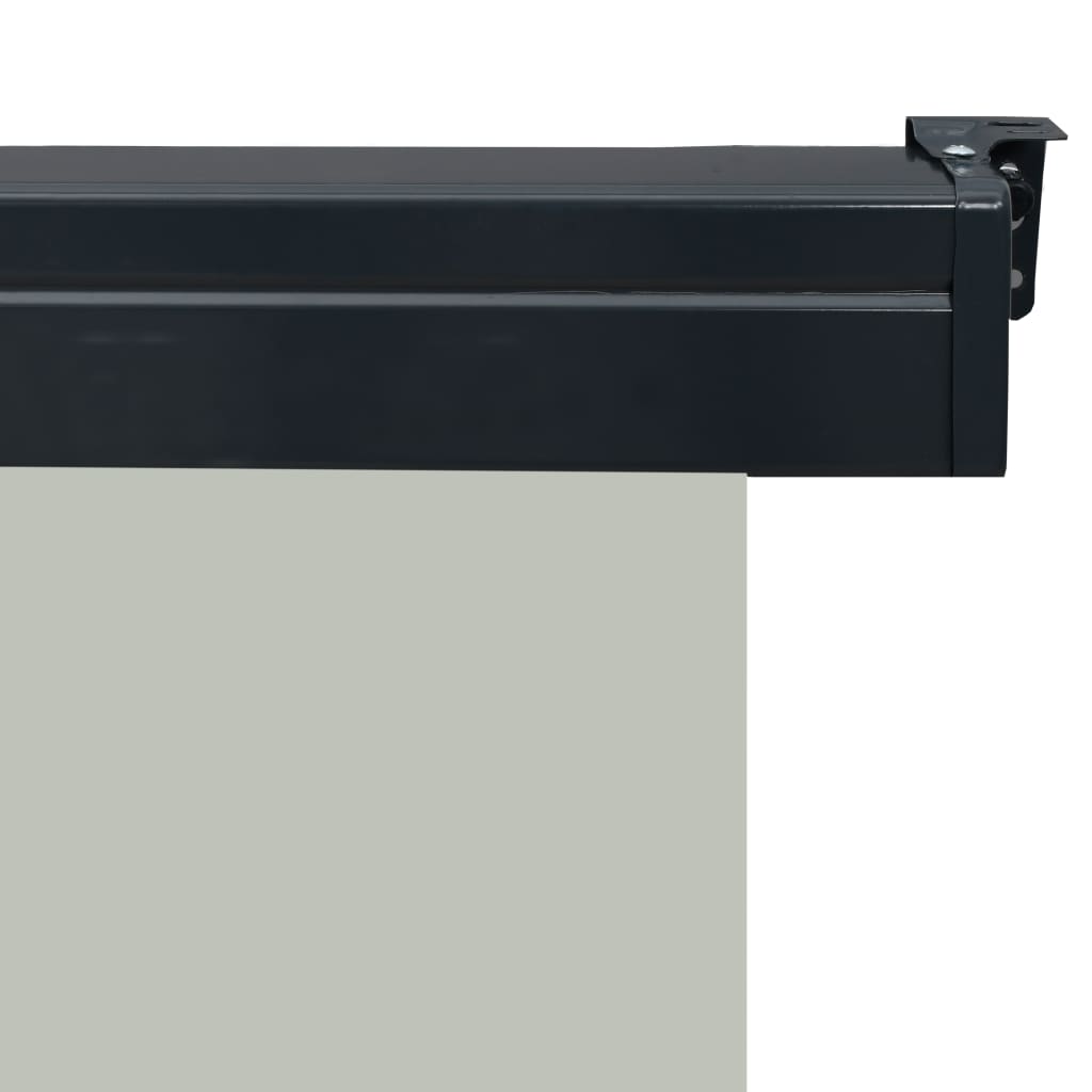 Sidemarkise for balkong 80x250 cm grå