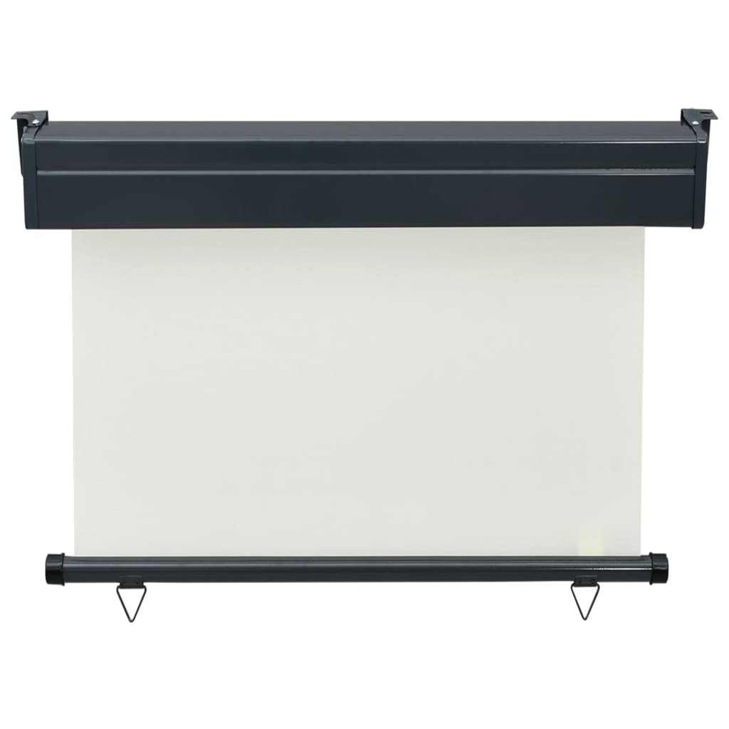 Sidemarkise for balkong 100x250 cm kremhvit