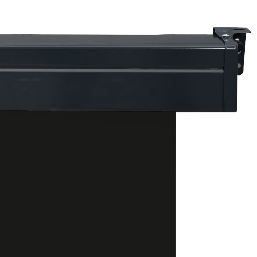 Sidemarkise for balkong 145x250 cm svart