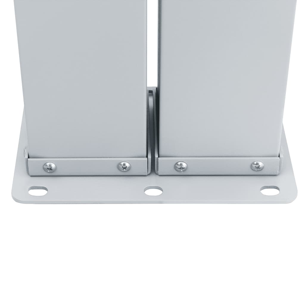 Uttrekkbar sidemarkise 100x600 cm kremhvit