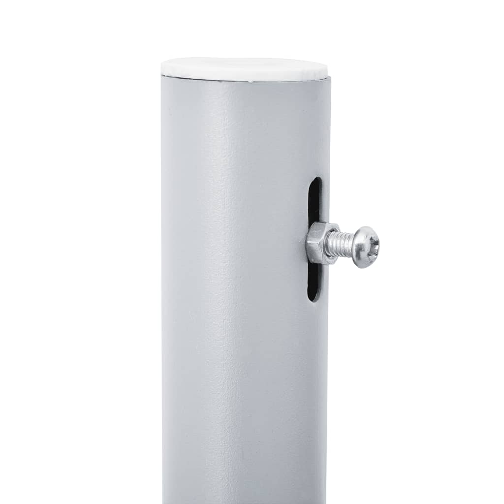 Uttrekkbar sidemarkise 100x600 cm kremhvit