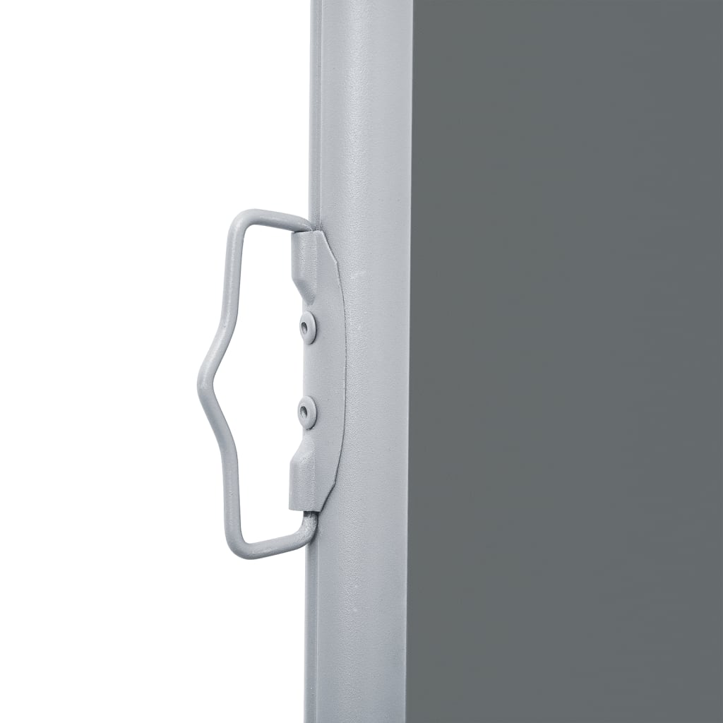 Uttrekkbar sidemarkise 100x600 cm antrasitt