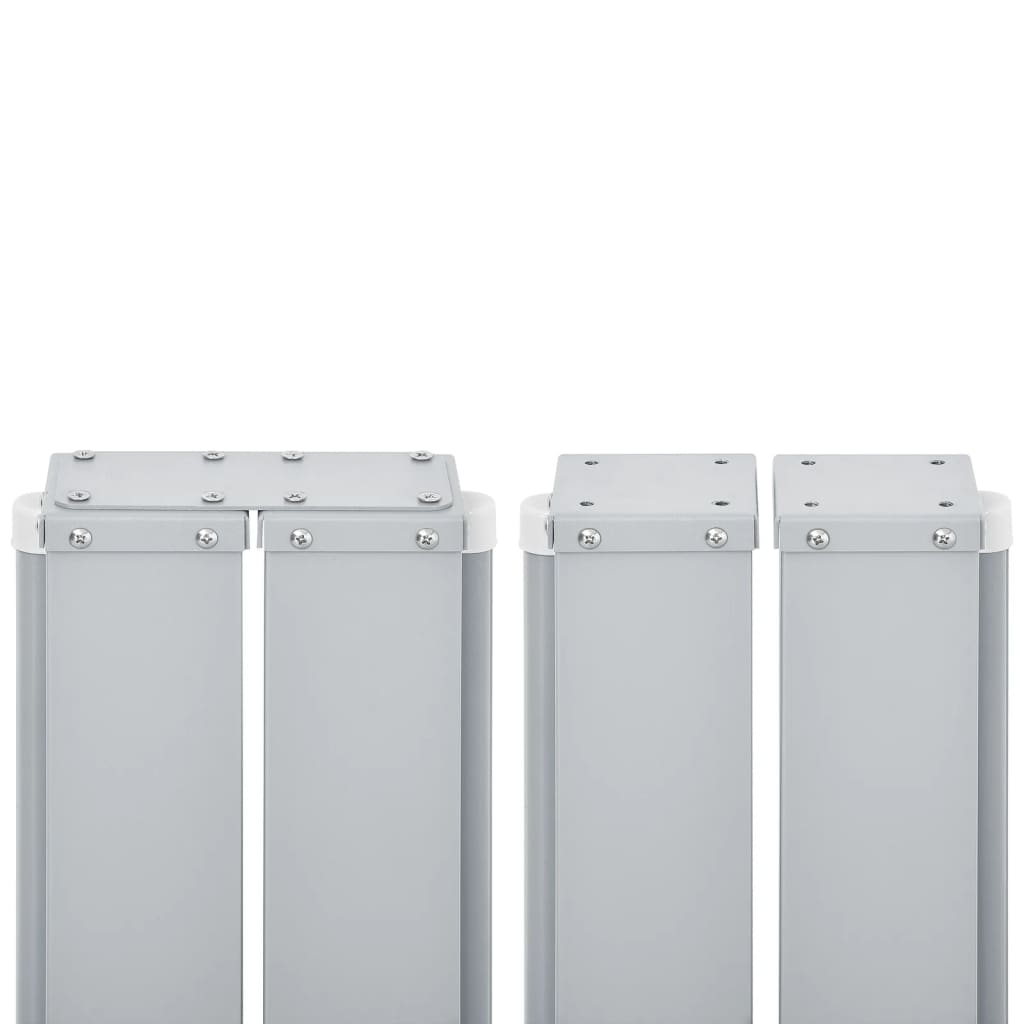 Uttrekkbar sidemarkise 100x600 cm antrasitt