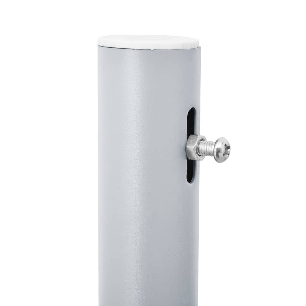 Uttrekkbar sidemarkise 120x600 cm kremhvit