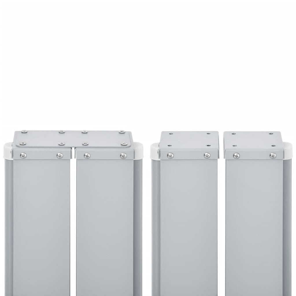 Uttrekkbar sidemarkise 140x600 cm antrasitt