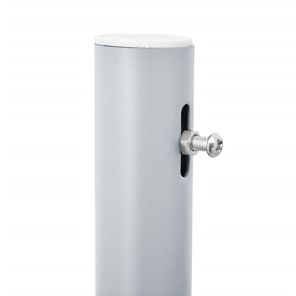 Uttrekkbar sidemarkise 140x600 cm antrasitt