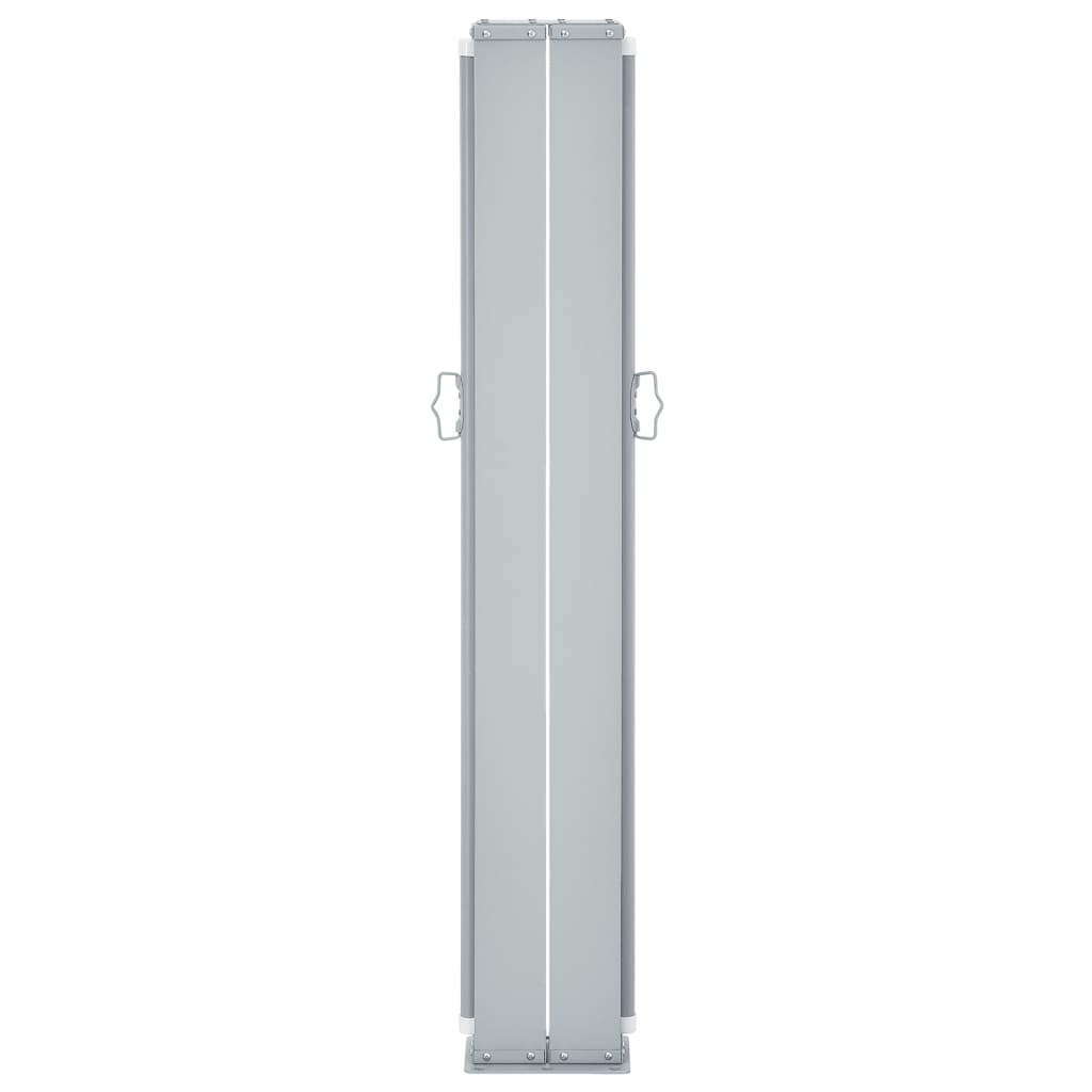 Uttrekkbar sidemarkise 100x1000 cm kremhvit