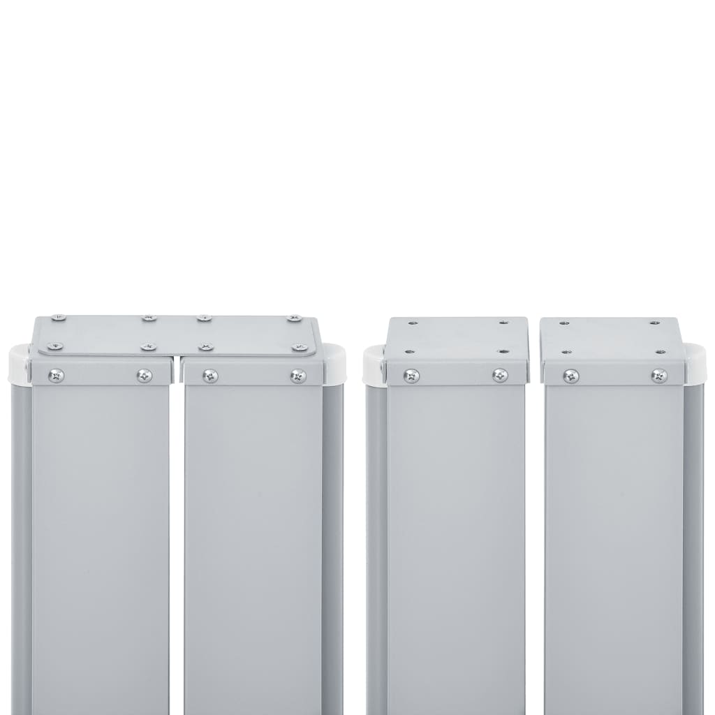 Uttrekkbar sidemarkise 120x1000 cm brun