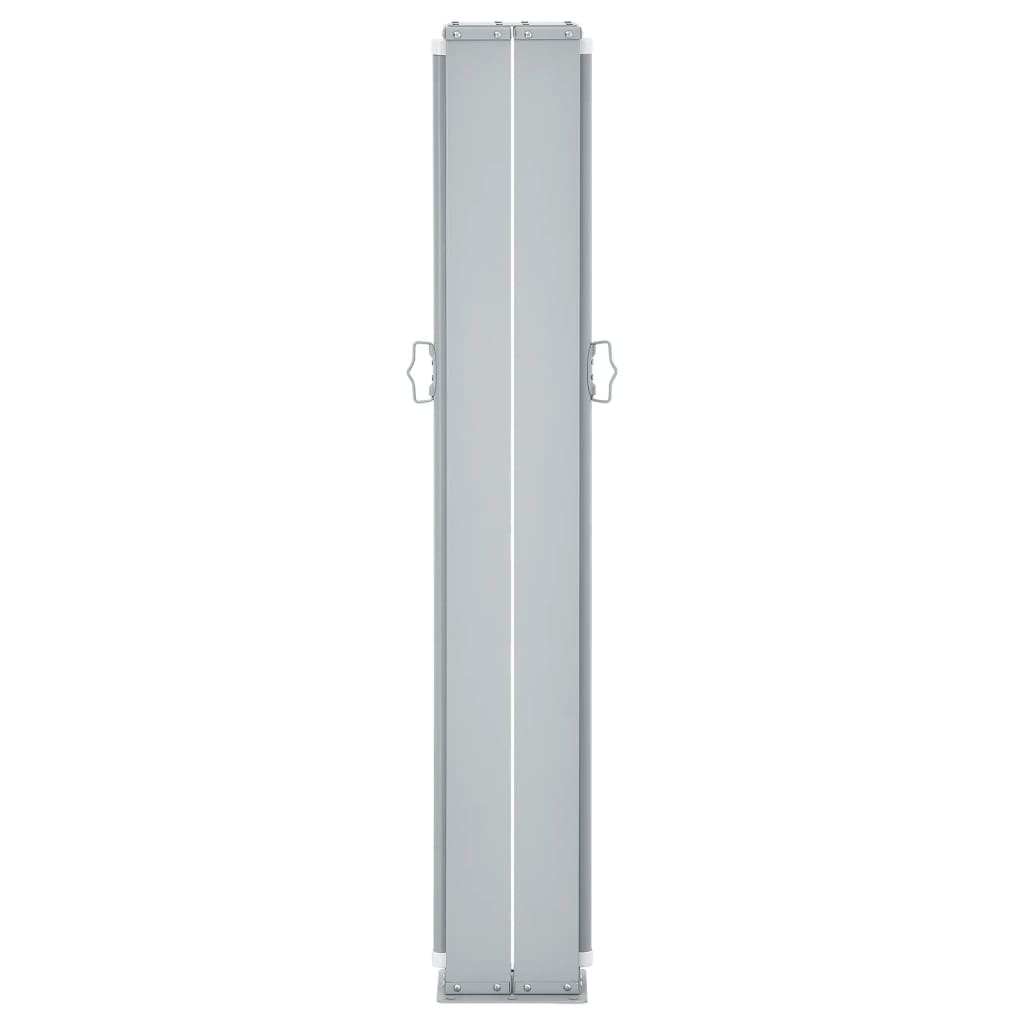 Uttrekkbar sidemarkise 140x1000 cm kremhvit