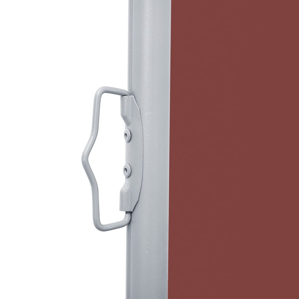 Uttrekkbar sidemarkise 140x1000 cm brun