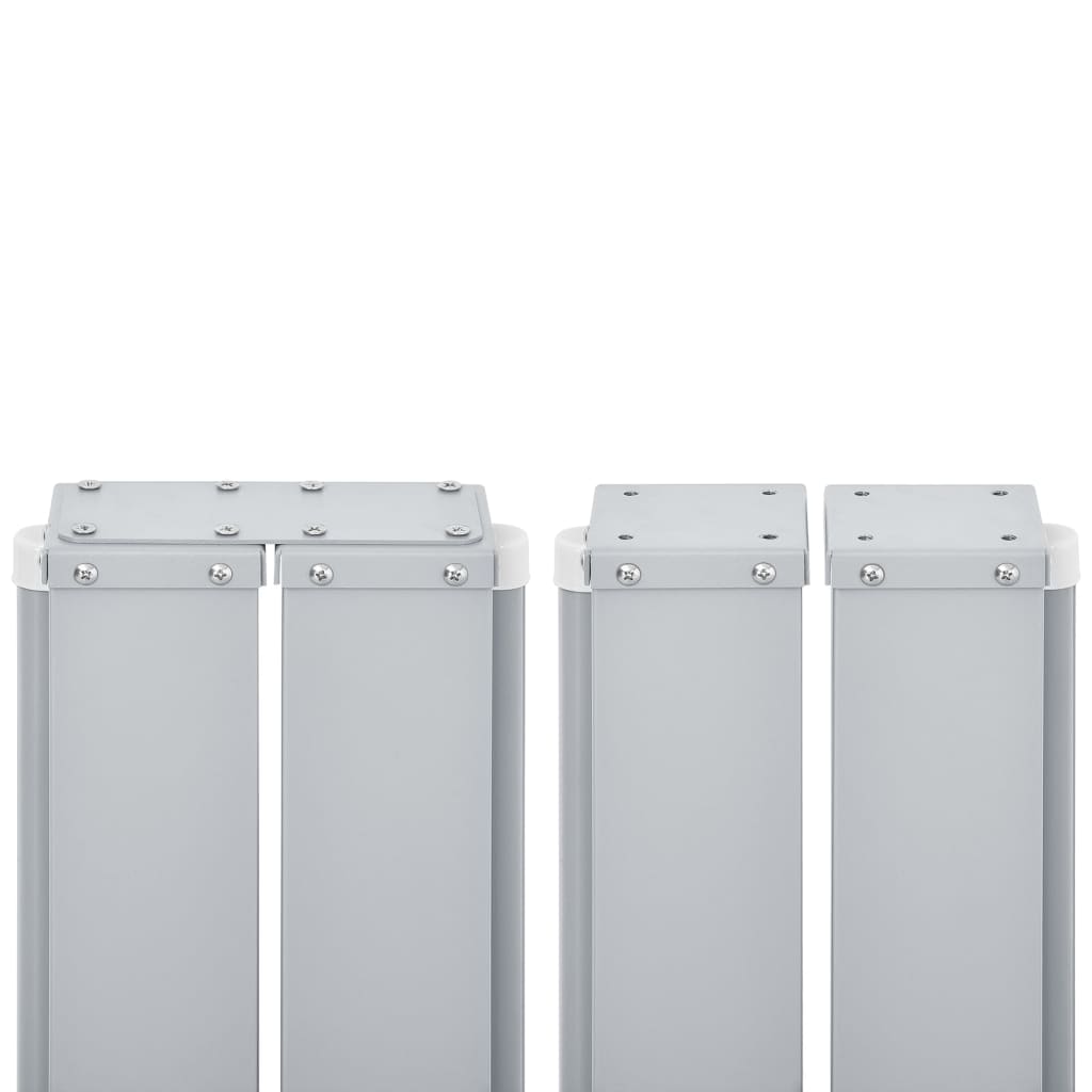 Uttrekkbar sidemarkise 140x1000 cm brun