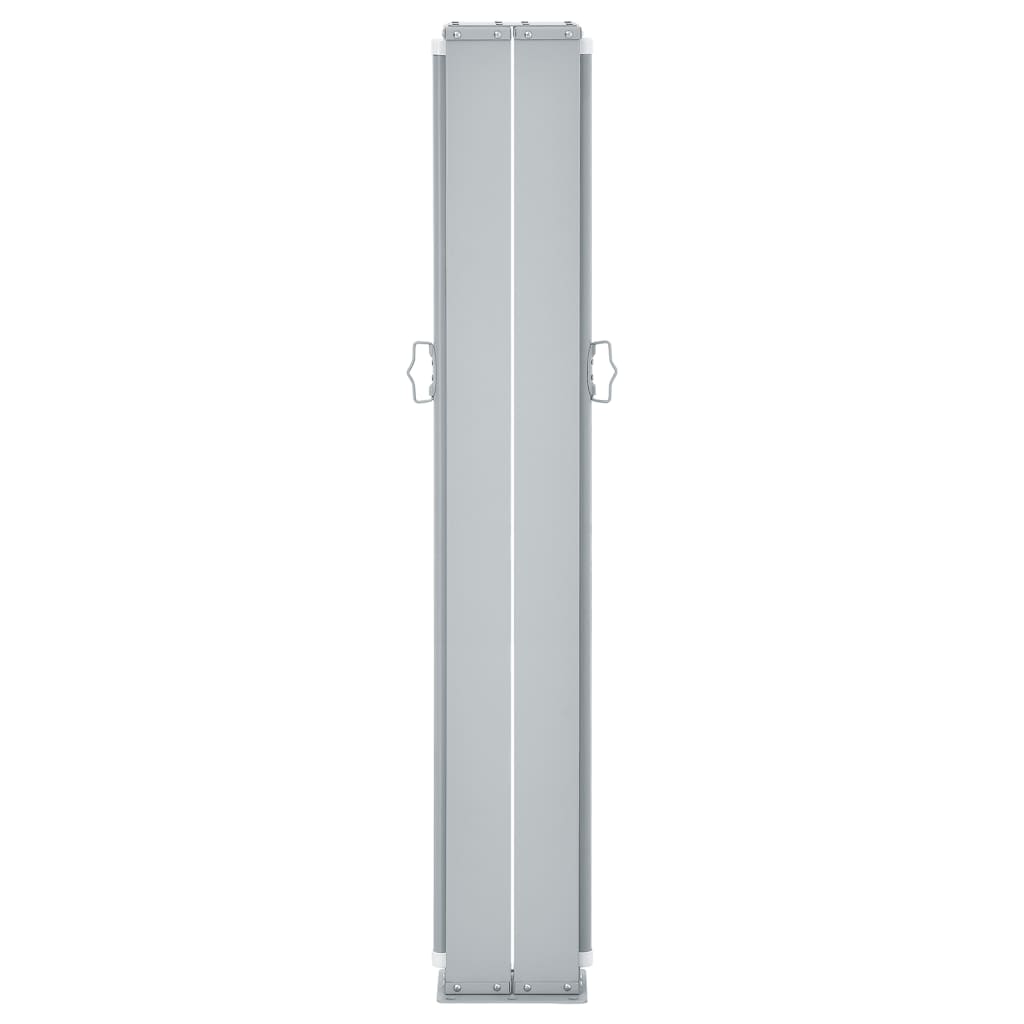 Uttrekkbar sidemarkise 140x1000 cm rød