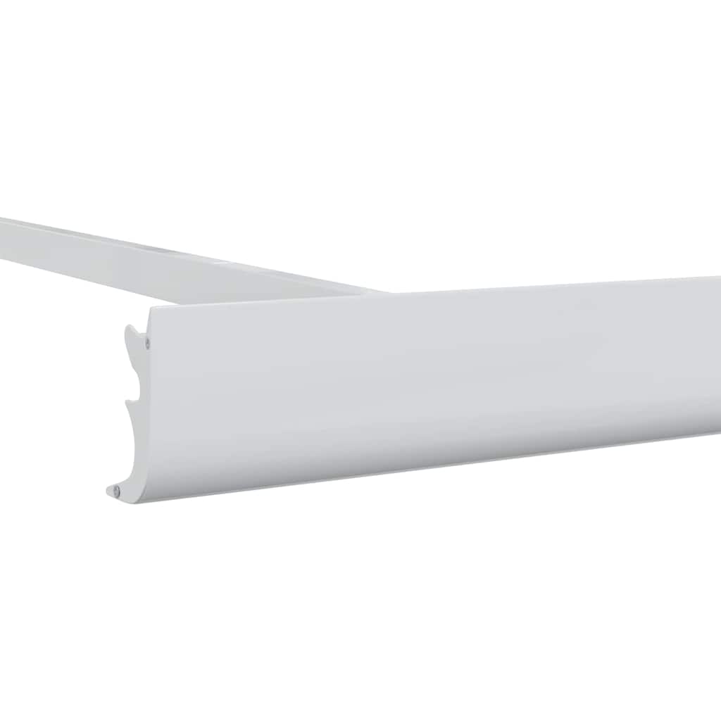 Markise Hvit 4,5 × 3 m Metall