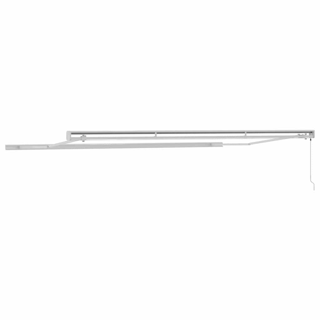 Markise Hvit 4,5 × 3 m Metall