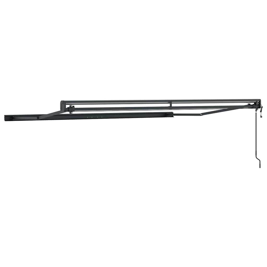 Markise Antrasitt 3,5 x 2,5 m Metall