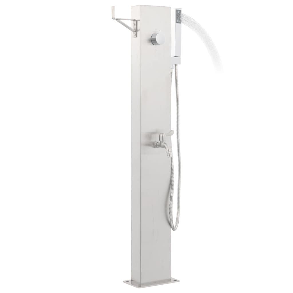 Hagesdusjkran 110 cm rustfritt stål