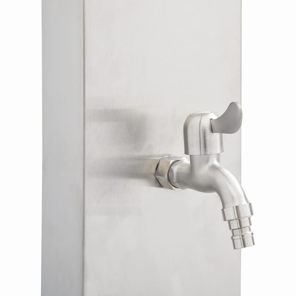 Hagesdusjkran 110 cm rustfritt stål