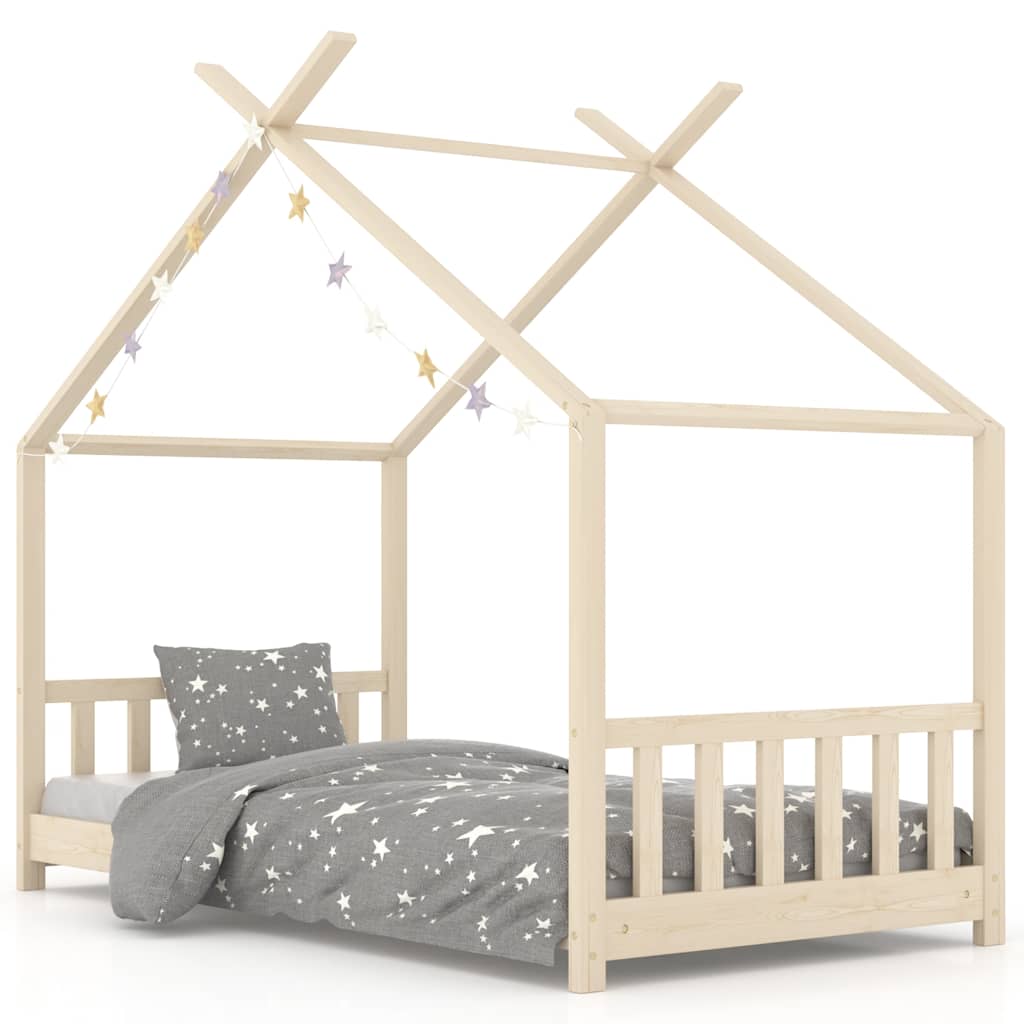 Sengeramme barn heltre furu 70x140 cm
