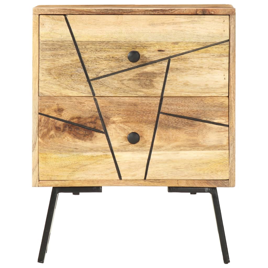 Nattbord 40x30x50 cm heltre mango