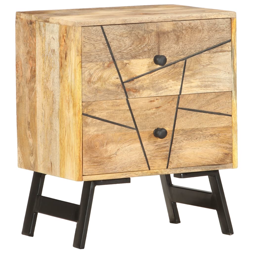 Nattbord 40x30x50 cm heltre mango