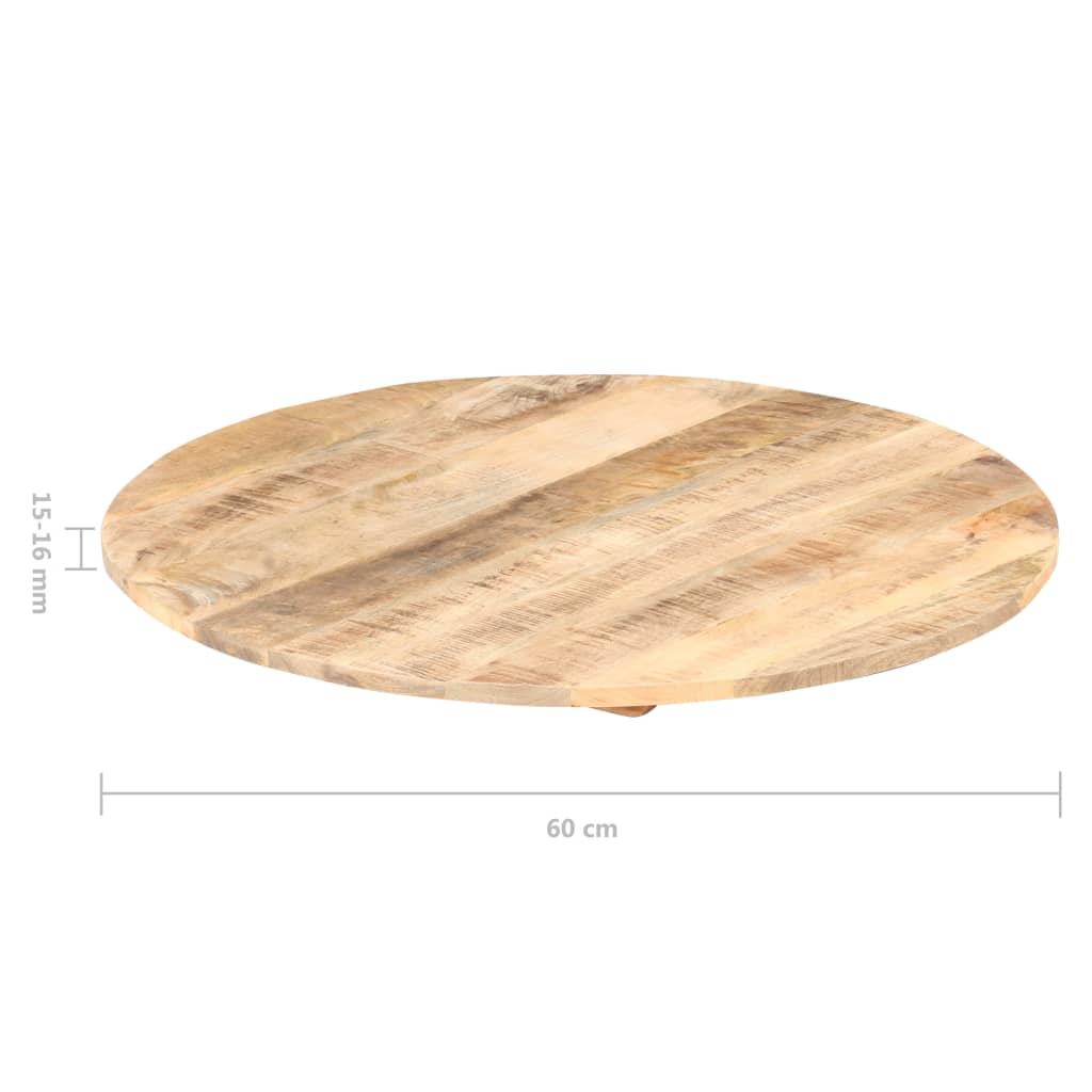 Bordplate heltre mango 15-16 mm 60 cm