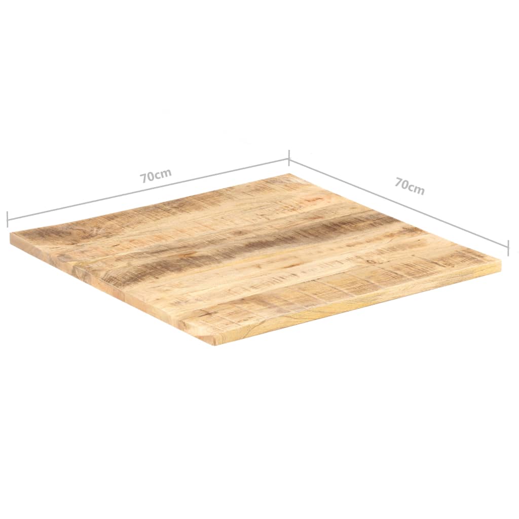 Bordplate heltre mango 25-27 mm 70x70 cm