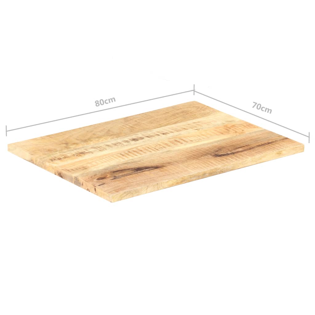 Bordplate heltre mango 25-27 mm 80x70 cm