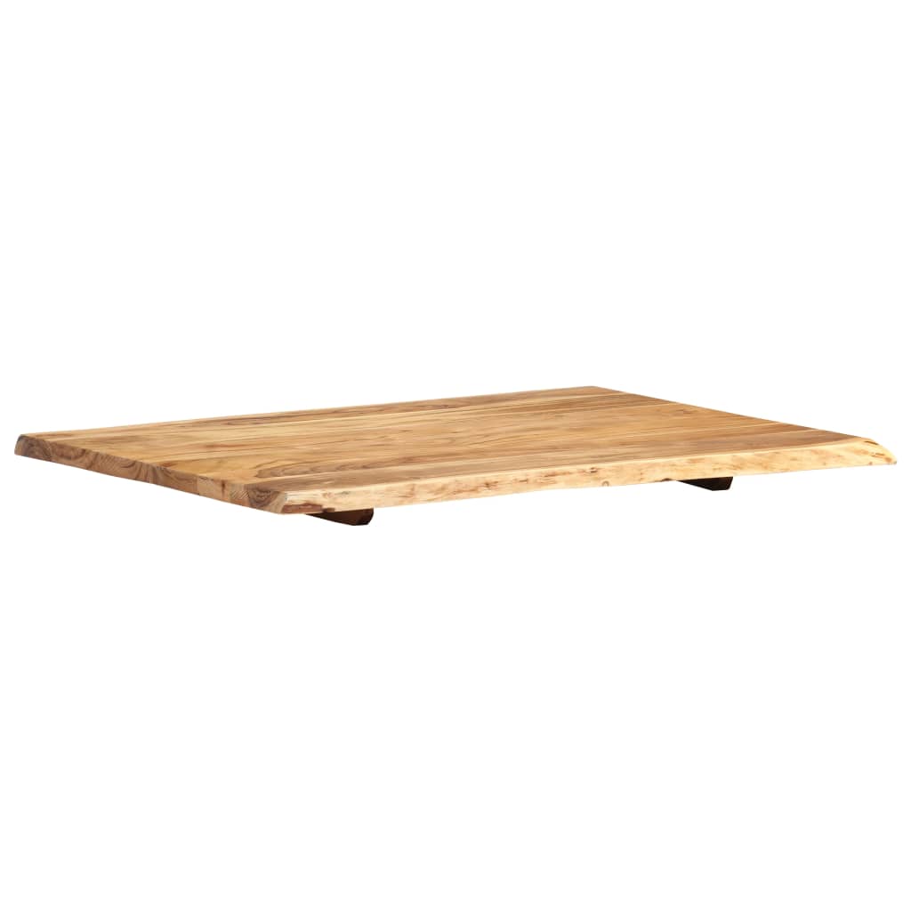 Bordplate heltre akasie 80x(50-60)x2,5 cm