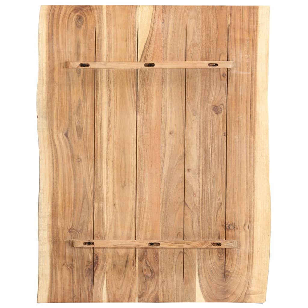 Bordplate heltre akasie 80x(50-60)x3,8 cm