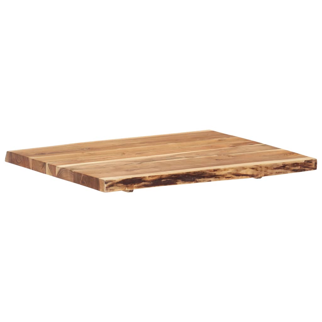 Bordplate heltre akasie 80x(50-60)x3,8 cm