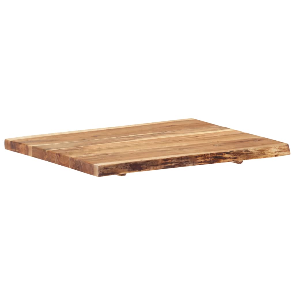 Bordplate heltre akasie 80x(50-60)x3,8 cm