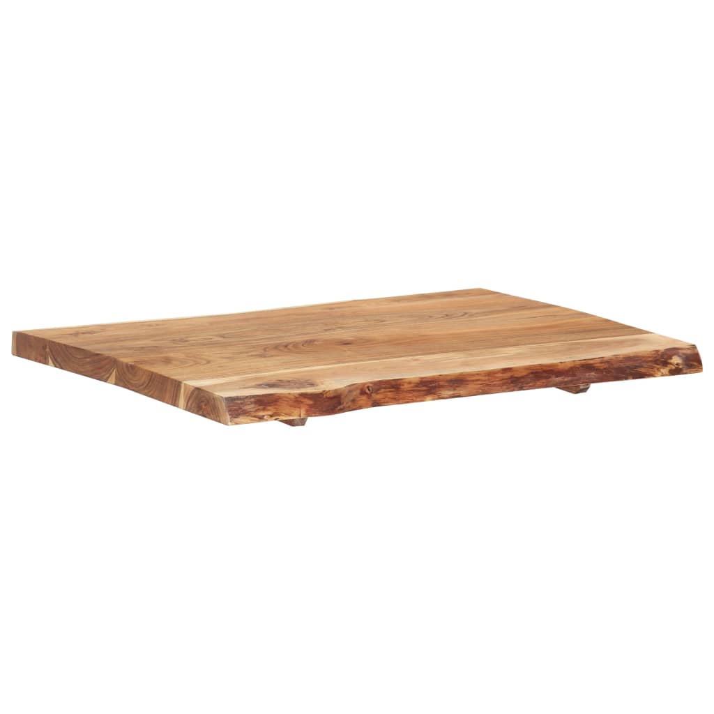 Bordplate heltre akasie 80x(50-60)x3,8 cm