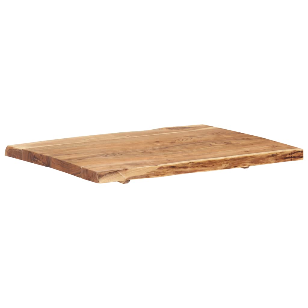 Bordplate heltre akasie 80x(50-60)x3,8 cm