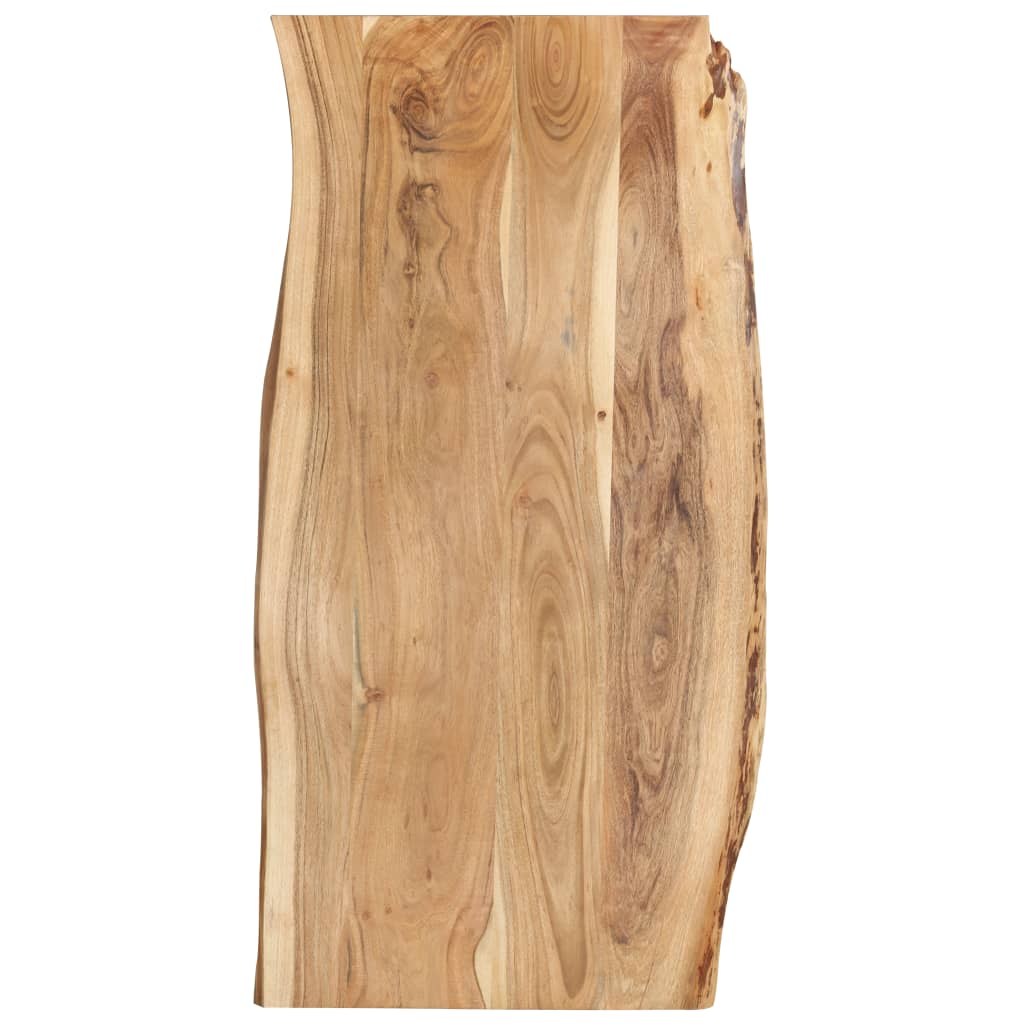 Bordplate heltre akasie 118x(50-60)x2,5 cm