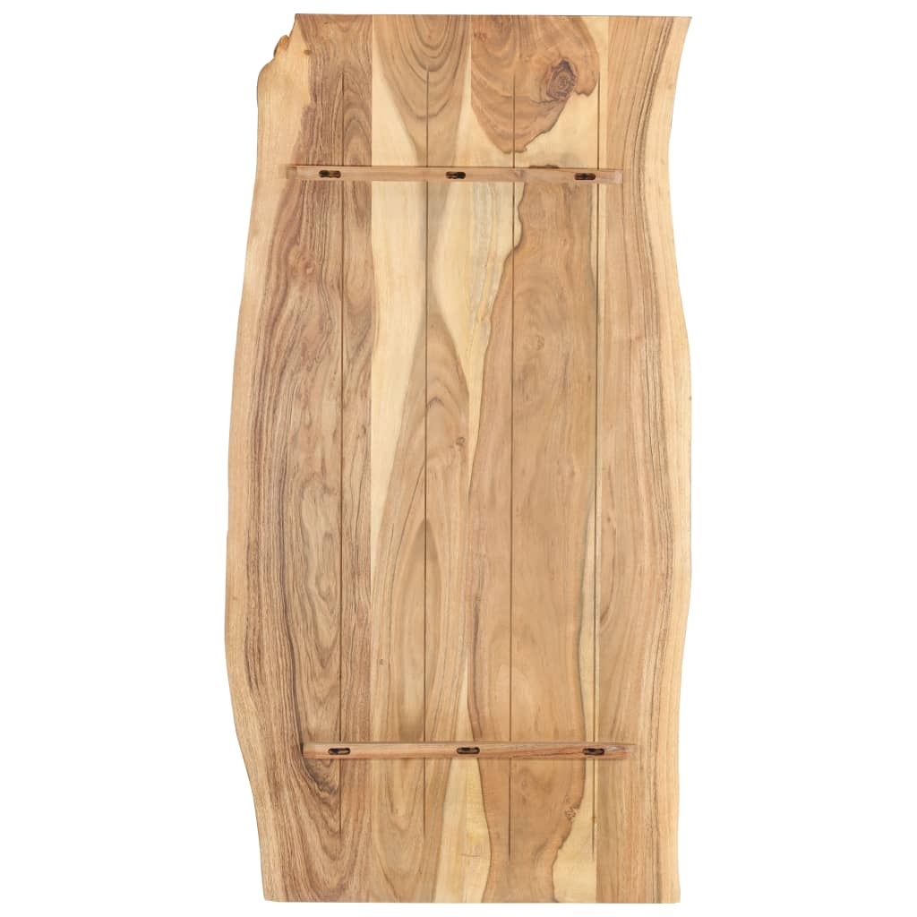 Bordplate heltre akasie 118x(50-60)x2,5 cm